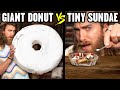 Giant vs. Tiny Food Taste Test