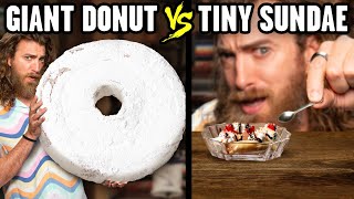 Giant vs. Tiny Food Taste Test
