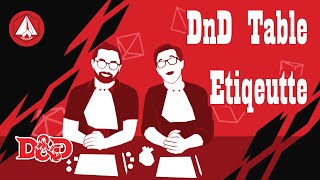 D&D Table Etiquette