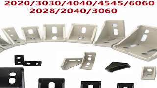 2020 2028 3030 3060 4040 4080 6060 20/30/40/45/60 Aluminum Profile Connector CNC Router Aluminum Cor