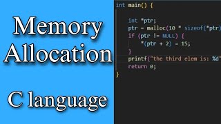 C Programming Tutorial: Memory Management with Dynamic Memory Allocation part 2