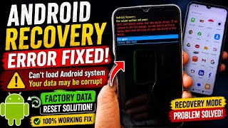 Android Recovery Error Fixed ✅ Data May Be Corrupt Solution{POCO C61}A3}