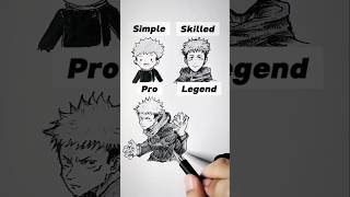 How to Draw Legend Yuji 😳 #shorts #anime #drawing