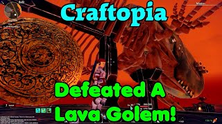 Defeated A Lava Golem! Craftopia Gameplay S2-Ep30