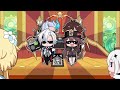 【原神アニメ】ヌヴィレットママのいないうちに coffin fatui dance 珊瑚宮サカナー 【genshin anime】