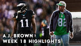 A.J. Brown Highlights from the Week 18 Victory Over the Giants