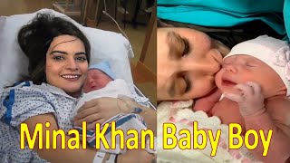 OMG !! Minal Khan and Ahsan Mohsin Ikram Blessed With A Baby Boy 🥰🥰