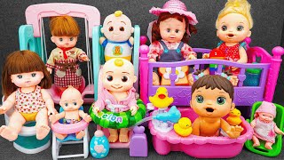 124 Minutes Satisfying with Unboxing Dream Princess Home Toy Collection, Bathtub Toys Review | ASMR