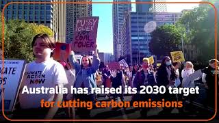 Australia raises emissions cutting target for 2030