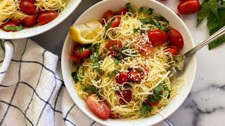 Cold Lemon Capellini Salad