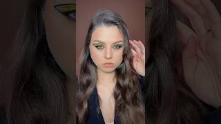 Gold fashion makeup #makeupartist #makeuptransition #makeuptransformation