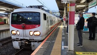 [MH3回あり！！]試9274M E491系 Easti-E 外房線検測 試運転列車がMH3回鳴らしながら蘇我駅2番線を発車するシーン