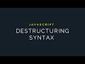 JavaScript Array Destructuring Explained!