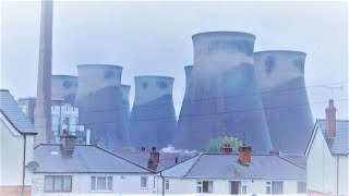 Ferrybridge 'C' Power Station - Demolition of Cooling Towers 5, 4, 7 and 8