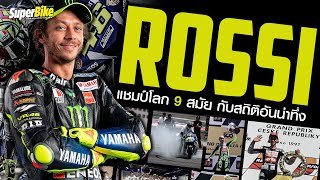 Valentino Rossi VR46 ประวัติ สถิติที่ยากจะหาใครเทียบ I SuperBike Podcast