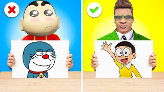 Drawing Competition In GTA 5 | Shinchan's Drawing Become Real In GTA 5