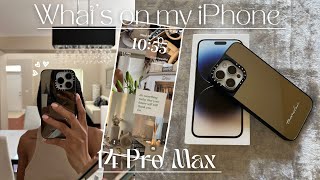 What's on my iPhone 14 Pro Max | IOS 16 Set Up + Organization