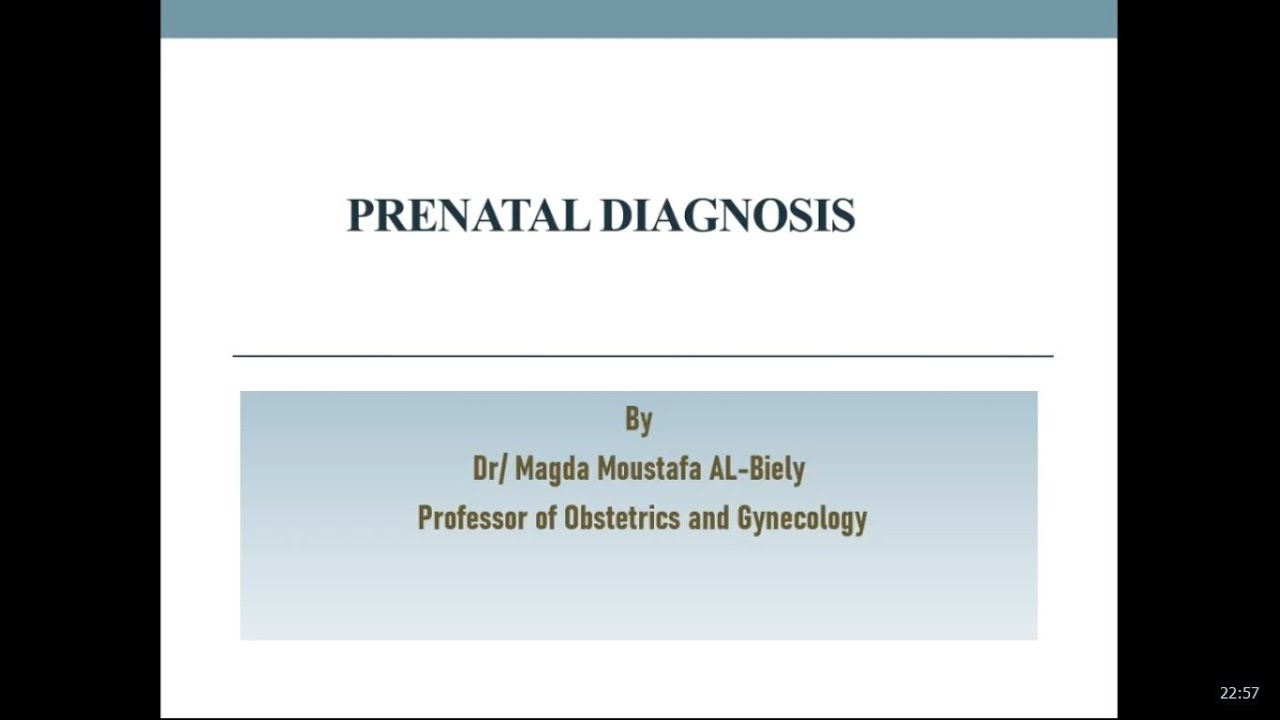 Prenatal Diagnosis - YouTube