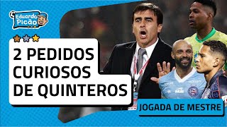 JOGADA DE MESTRE DA DIREÇÃO! Os pedidos de Quinteros ao Grêmio. Wendell não vem.