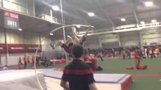 Adrian Valles Breaks University of Cincinnati Indoor Pole Vault Record