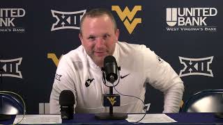 WVU Men's Basketball Darian DeVries TCU Postgame 2/25/25