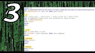 Batch Programming Tutorial #3 - Program Flow!