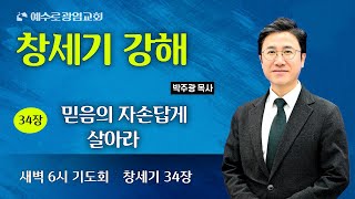 예수로광염교회 새벽 6시예배(2025.1.17) 창세기 34장