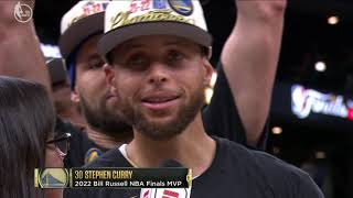 Steph Curry wins his FIRST NBA Finals MVP Award 🥺