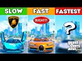 GTA 5: WHICH IS THE FASTEST CAR IN THE WORLD? 🔥 FAMOUS SPORTS CARS DRAG RACE | GTA 5 MODS!