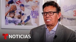 Rinden homenaje a Fernando Valenzuela en estadio de Dodgers | Noticias Telemundo