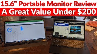 Lepow 15.6 Portable Monitor Review - A Must Have For Work \u0026 Gaming On The Go