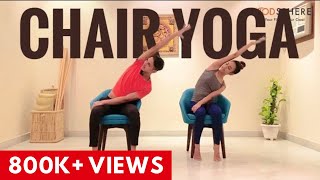 11 Minute Chair Yoga Practice | Chair Yoga for Beginners & Seniors | Easy Chair Yoga With Bodsphere