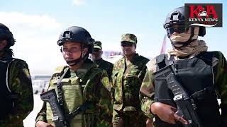 SEE HOW KENYA'S ALL FEMALE SWAT TEAM ARRIVED IN HAITI FOR PEACE KEEPING MISSION!