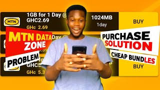 MTN Data Zone Bundle Problem Solved | How to Buy MTN Data Zone Bundle | Code for MTN Data Zone.