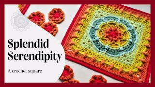 Crochet: Splendid Serendipity the Square Tutorial | The Loopy Stitch