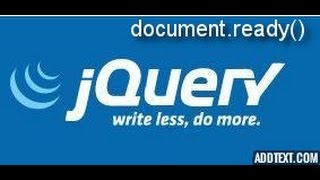 Part 3 Jquery document Ready method