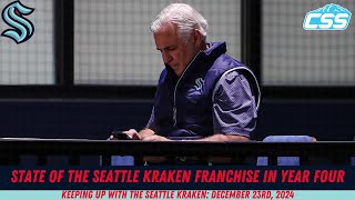 Keeping up with the Seattle Kraken: State of the franchise, December 23rd, 2024