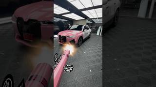 BMW iX ติดตั้งฟิล์มเปลี่ยนสีรถ Gloss Rosewater Limited เต็มคัน #wrap #wrapcar #bmw #bmwix