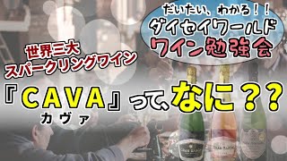 世界三大スパークリングワイン『カヴァって、なに？』　【だいたい、わかる！！ダイセイワールドワイン勉強会】