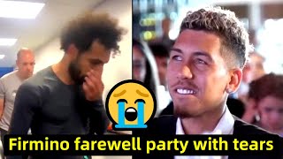 Firmino reaction to Salah and Liverpool farewell party for Roberto Firmino