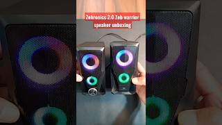 Zebronics 2.0 Zeb warrior RGB speaker unboxing #zebronics #zebronicszeb #zebwarrior #zeb2 #speaker