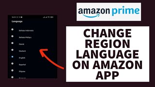 How To Change Country/Region & Language On Amazon App (2023)