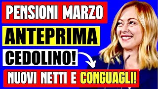 PENSIONI MARZO ANTEPRIMA CEDOLINO ESCLUSIVA❗️NUOVI IMPORTI NETTI, TASSE E ALTRO💰