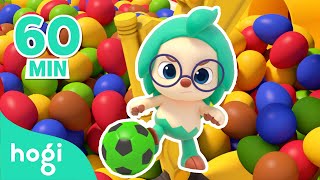 Learn Colors with Soccer Balls and others! | Compilation | Colors for Kids | Pinkfong Hogi