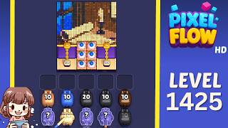 Pixel Flow Level 1425 Solution Walkthrough