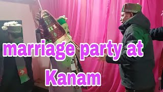 marriage party at Kanam || live performance Kedar Negi Vicky Negi jc negi