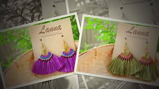 ต่างหูเฮนด์เมท เครื่องประดับ Lanna handmade design