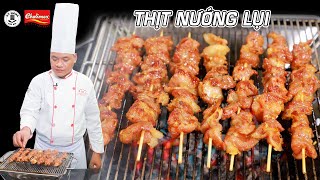 Cách ướp Thịt Nướng Lụi - Thịt Xiên Nướng ngon không khô và đơn giản