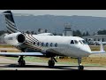 VAN NUYS AIRPORT PRIVATE JETS | Plane landing and takeoff video