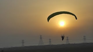 Homemade Electric Paramotor V2 My First Ever Running Take Off